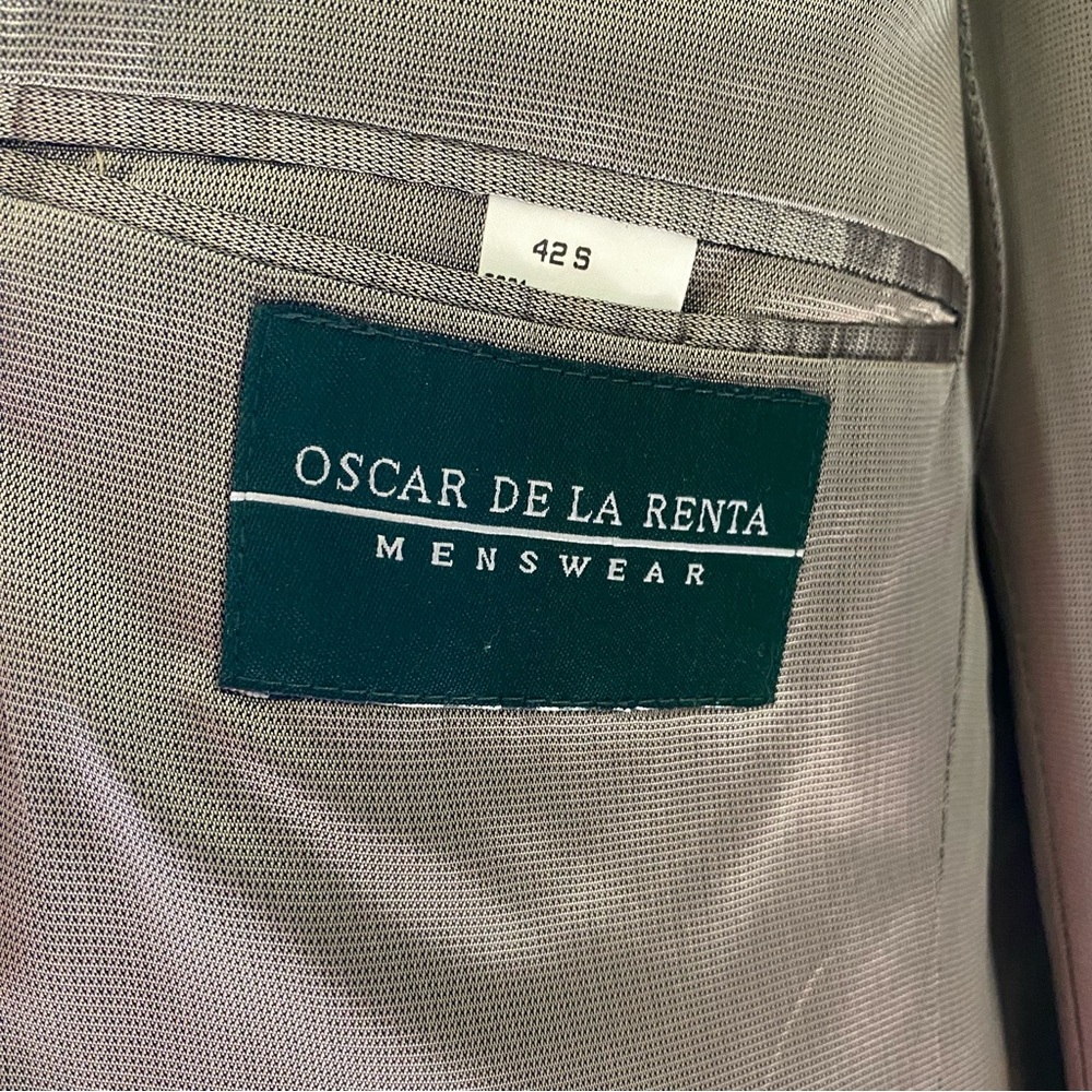 Oscar De La Renta Tan Blazer, Men’s 42S, Classic, EUC - Picture 6 of 8